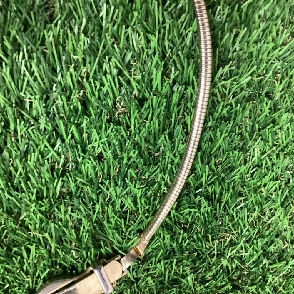Vintage Gold Thing Belt w/ Hook Buckle S 27